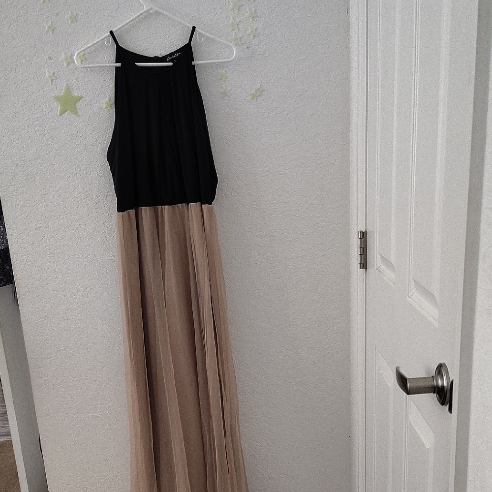 Candie's Black Sleeveless Dress